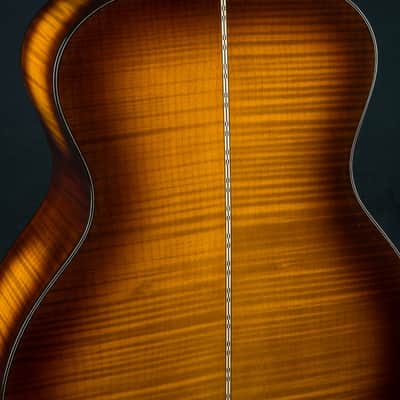 Martin GP Custom Flamed Maple and Sitka Spruce Full Body Ambertone Burst Grand Performance Used (2023) image 19