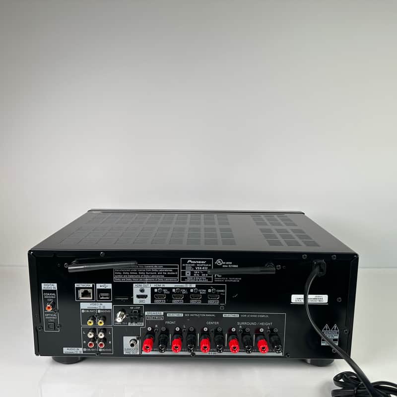 Pioneer VSX-832 4K Ultra HD Network AV Receiver 5.1 Channel w