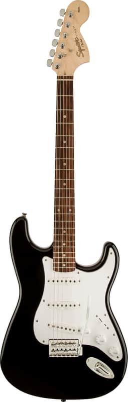 Squier Affinity Series Stratocaster Black w/Indian Laurel Fingerboard image 1