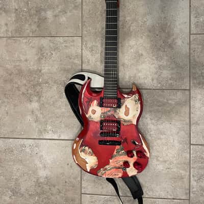 Gibson SG Baritone 2014 marble relic image 1