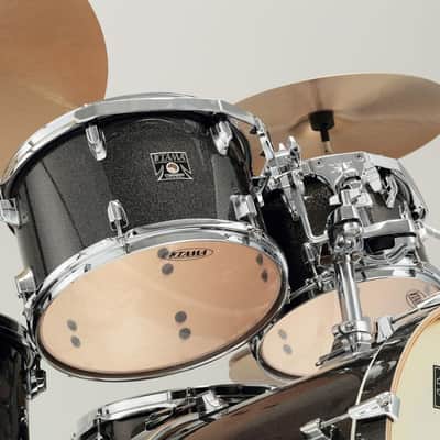 Tama Superstar Classi Maple 5-Piece Shell Pack Unicolor Wrap 20" Bass Midnight Gold Sparkle image 3