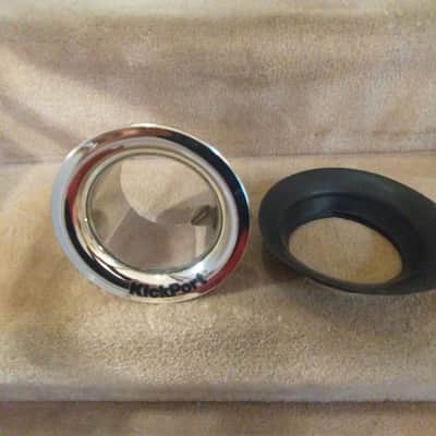 KickPort Acoustical chrome bass drum port hole cone w/ gasket mint! image 3
