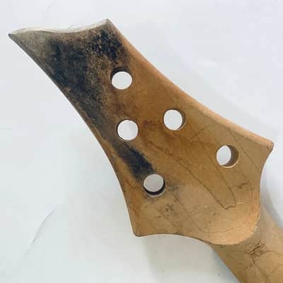 Maple Wood 5 String Electric Bass Neck, 24 Frets Rosewood Fingerboard image 11