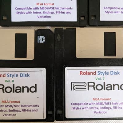 Roland Keyboard Floppy Disk Styles Collection image 15