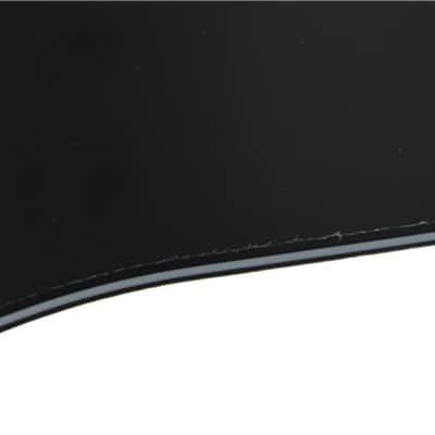 4 String J Bass Style Pickguard Bass Pick Guard Scratch Plate for USA/Mexico Jazz J Bass Black 3 Ply image 3