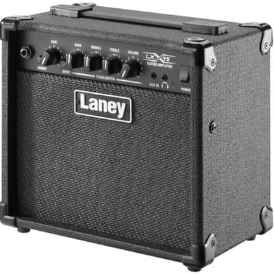 Laney 15 Watt Guitar Combo Amplifier w/ 2 x 5" Woofers - LX15 image 1