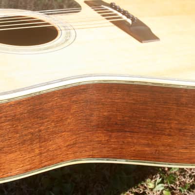 1975 Yairi YW-600 Dreadnought Guitar New Jacaranda Natural+Hard Case image 13