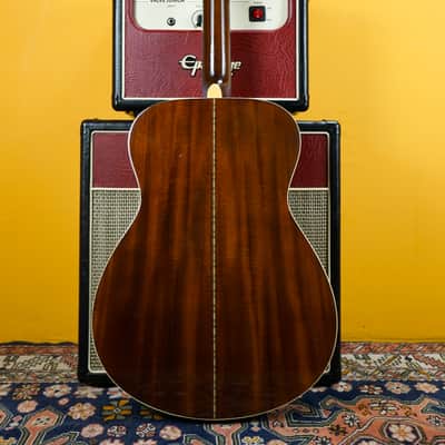 1970-75 Yamaha Orange Label FG-152 Natural Made in Japan Acoustic + Hard Case image 12