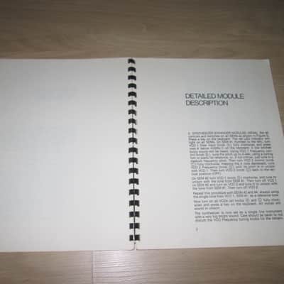 Oberheim 4-voice Original Manual - Extremely Rare - Original Synthesizer Catalog/Brochure image 4