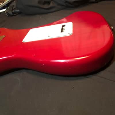 Fender Highway One Stratocaster with Rosewood Fretboard 2007 Midnight Wine Transparent image 11