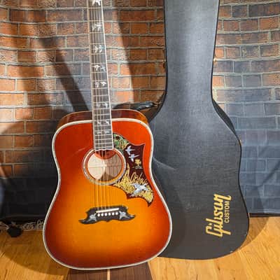 Gibson 2024 Custom Shop STUNNER PSL Doves In Flight Quilt Wildfire Burst 1 of 5 w/ OHSC, CoA & Build Sheet image 1