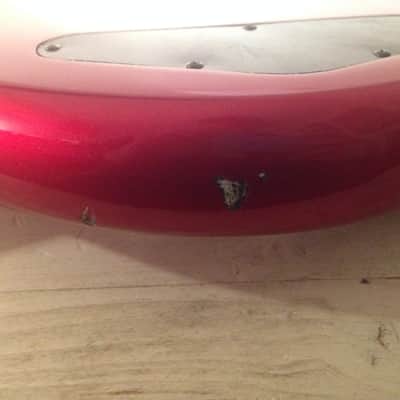 Phantom guitars bass Red 1980's rare image 5