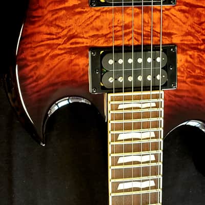 ESP LTD Viper-256 2023 - Dark Brown Sunburst image 3