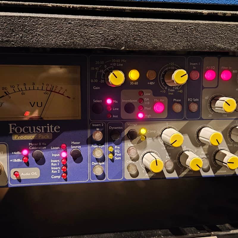 2000s Focusrite ISA 430 Producer Pack Blue