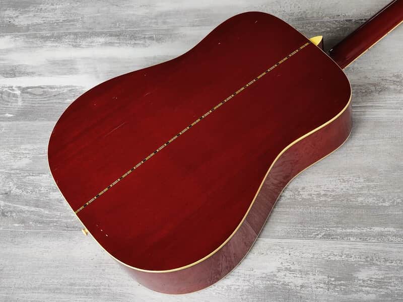 1970's Morris WD-30 Dove Japanese Vintage Acoustic Guitar (Cherry