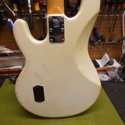 Ernie Ball Music Man Stingray Bass 1992 - Olympic White image 3