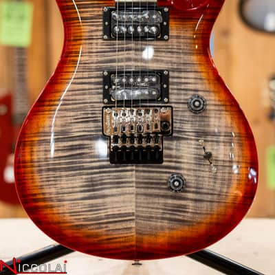 PRS SE Custom 24 Floyd Charcoal Cherry Burst image 2