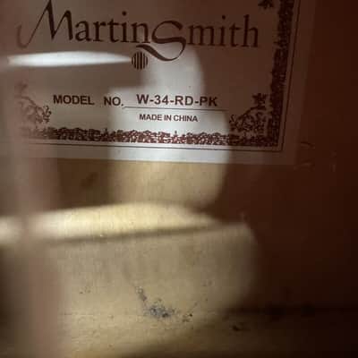 Martin Smith W-34-RD-PK 34 inch 1/2 Size Classical Guitar - Red #465 image 3