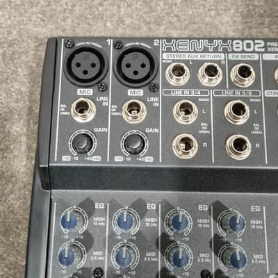 Behringer XENYX 802 Audio Mixer - 8-Input Compact - Excellent w/ Original Box & European Power supply image 10