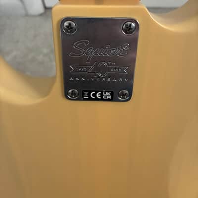 Squier 40th Anniversary Vintage Edition Precision Bass - Satin Vintage Blonde image 11