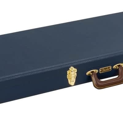 099-6106-302 Fender Classic Series Wood Case Strat/Tele Navy Blue image 4