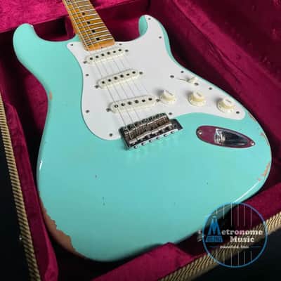 Fender Custom Shop Limited Edition Fat '50s Strat Relic - Super Faded Aged Sea Foam Green image 2