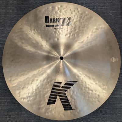 Zildjian 18" K Series Dark Medium Thin Crash Cymbal 1993 - Present - Traditional image 2