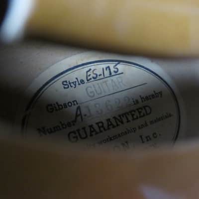 1953 Gibson ES-175 Natural/Blonde Hollowbody! image 7