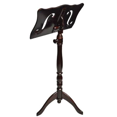 Frederick Adjustable Music Stand – Cherry Mahogany F-Hole image 4