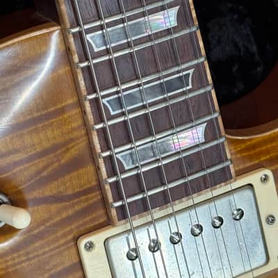 Nik Huber Orca 59 Bernie Marsden Flame Top Burst 2023 - Honey 7lbs 14.5 oz image 5