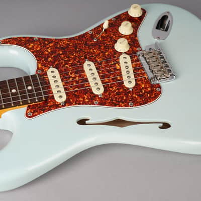 Fender American Professional II Thinline Stratocaster - 2024 - Daphne Blue image 12