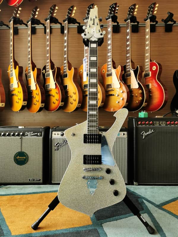 【希少】Ibanez Silver Cadet ICEMAN Ibanez Iceman Electric Guitar Antique Blue Metallic | Guitar Center