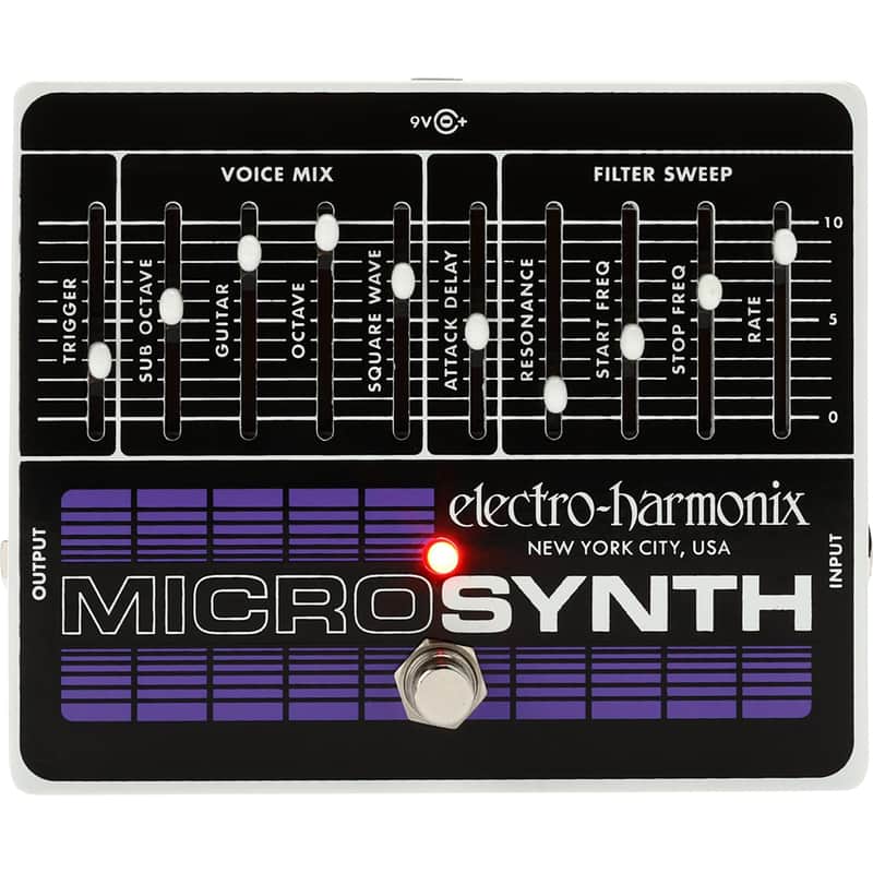 Electro-Harmonix Micro Synth Analog Guitar Synth Pedal image 1