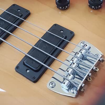 1989 Peavey Foundation FL 4 String Fretless USA Rare Electric Bass - Sunburst Finish image 4