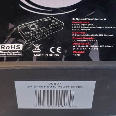 DR TONE PSU-10 Power supply PSU-10 Black image 3