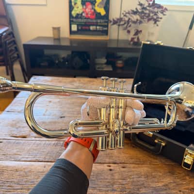 Yamaha YTR-5335GSAL Allegro Bb Trumpet 2010s - Silver image 1