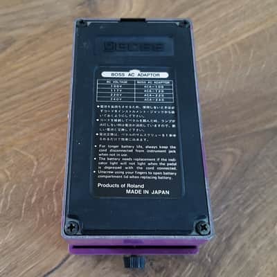 Boss BF-2 Flanger (Black Label) 1983 Vintage MIJ - Purple image 8