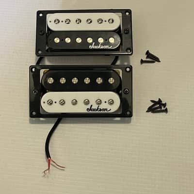 2020's Era Jackson Belcat Zebra Neck & Bridge Guitar Humbucker Pickup Set