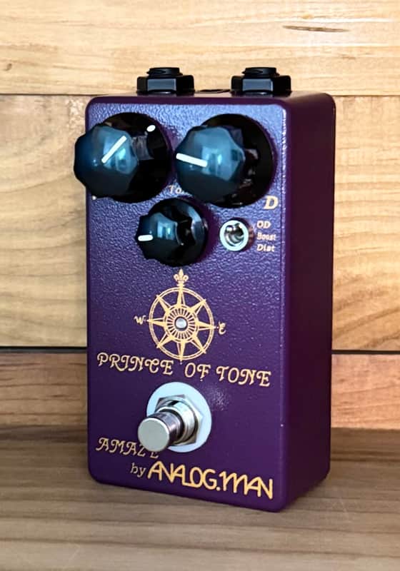 Analogman Prince of Tone Overdrive Pedal | Reverb