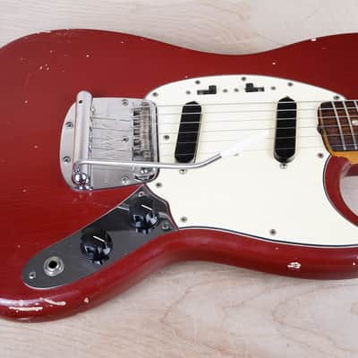 Fender Mustang 1966 Dakota Red Vintage USA w/ Hard Case image 5