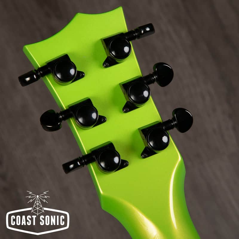 WR Custom Guitars LP style WR Guitars LP Style Lamborghini Green