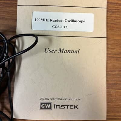 GW Instek GOS-6112 Oscilloscope image 2