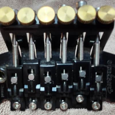 Jackson JT-580 Licensed Floyd Rose Takeuchi Tremolo w/ Stainless Steel & Brass Upgrades - Black image 1