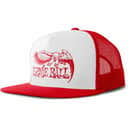 Ernie Ball 4160 Casquette rouge et blanc - logo aigle eb rouge