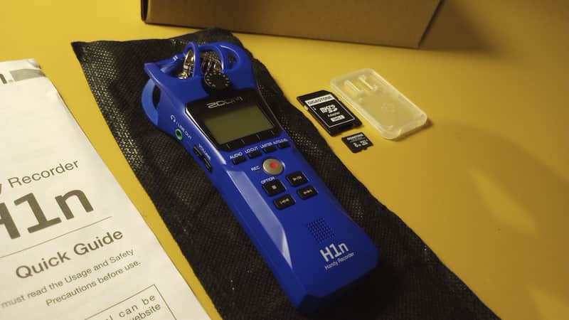 Zoom H1n Handy Recorder + Micro SD + Batteries, Like New image 1