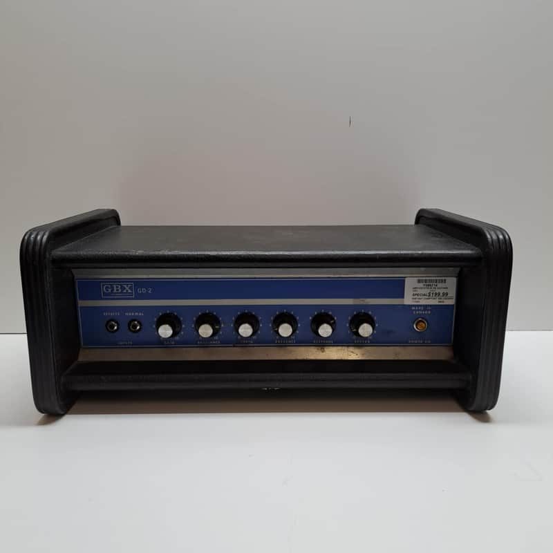GBX GD-2 HEAD ONLY Amp bass (Canada) 1970's - Black image 1