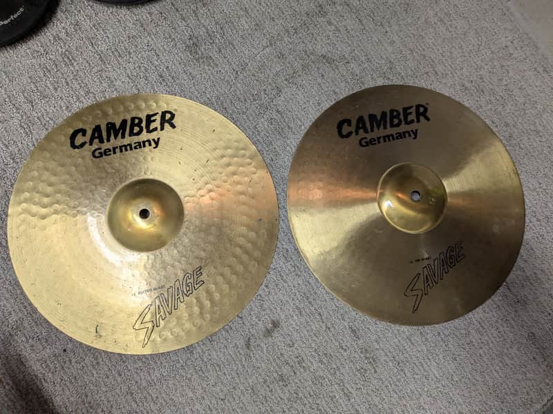 CAMBER Savage Hi Hat 14" Top & Bottom Cymbals image 1