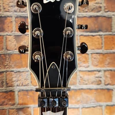 ESP LTD EC-401 FR RARE Floyd Rose Model Black w/ Matching LTD HSC image 3