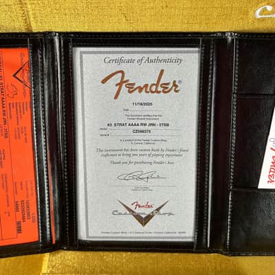 Fender Custom Shop TSG Exclusive ’63 Stratocaster Chambered 3-Tone Sunburst Journeyman Relic w/case CZ588375 image 10