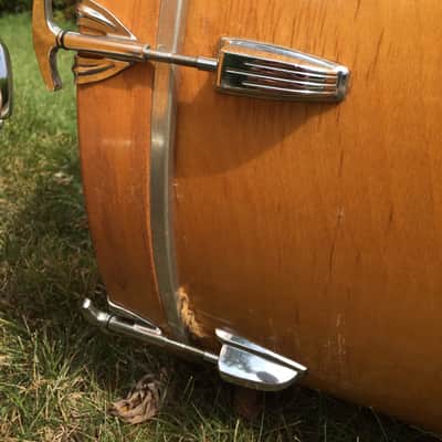 Ludwig 3-ply 1971 Thermogloss Drum Kit 26x14, 14x10, 18x16 image 12